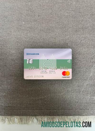 Turcomenistão Halkbank Mastercard Photolook Front baixar para verificação